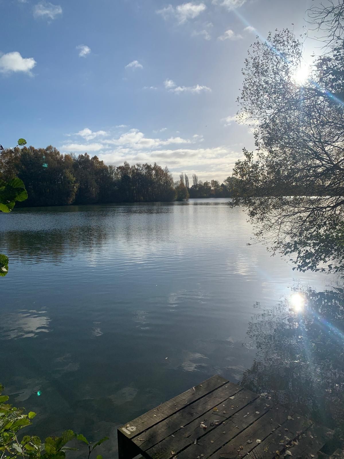 Balderton lake in Winter